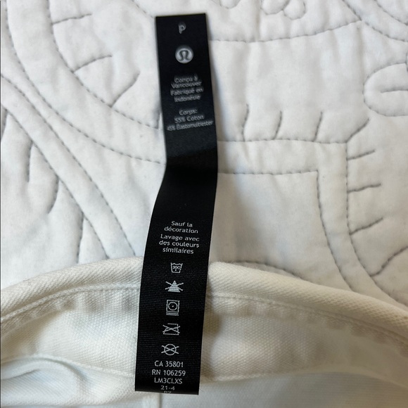 Lululemon Men’s White Button Down Shirt - Commission Long Sleeve Shirt Pocket - Picture 8 of 11